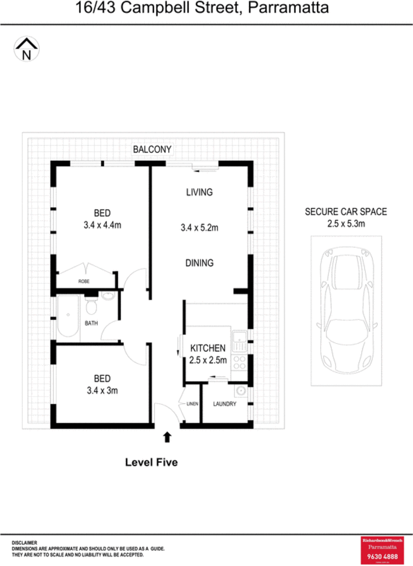 16/43 Campbell Street Parramatta